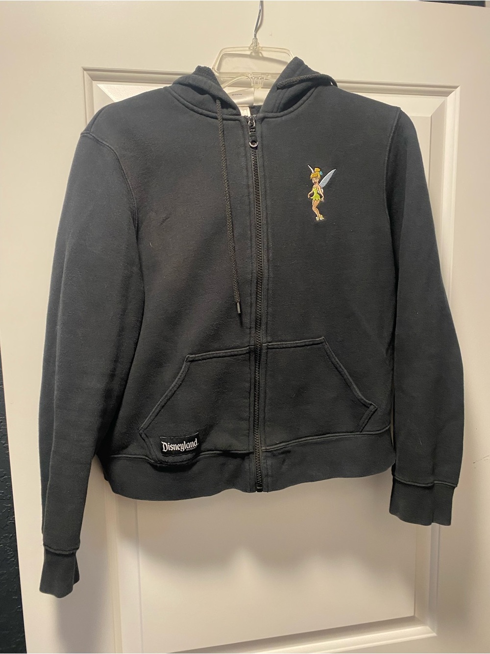 Disneyland Resort Black Hoodie with Embroidered Patch